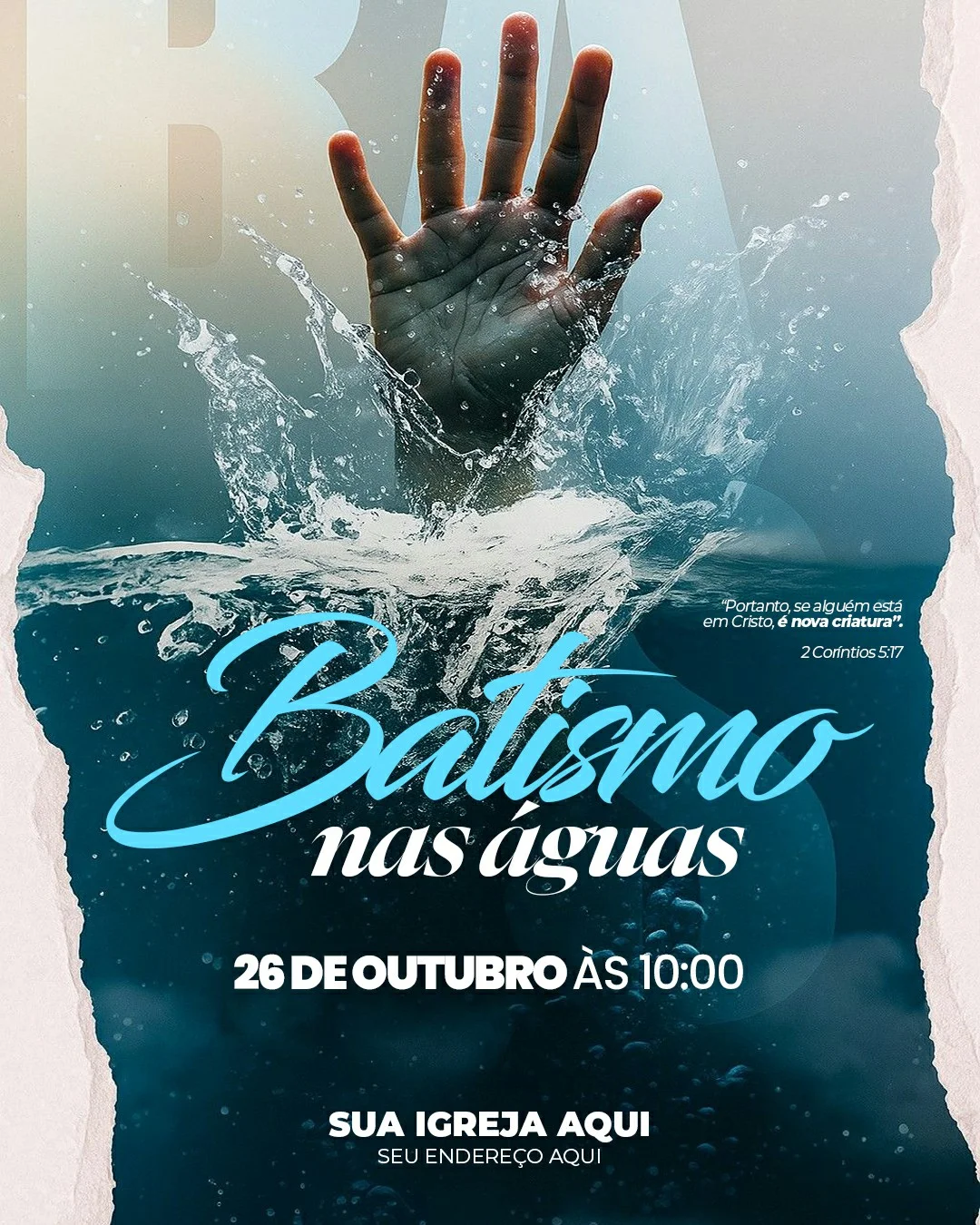 Arte Batismo nas Águas