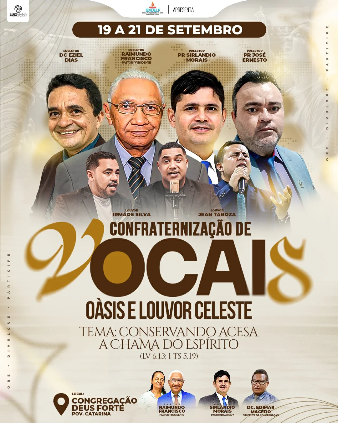 Arte Confraternização de Vocais